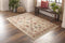 Ivory Traditional Area Rug 