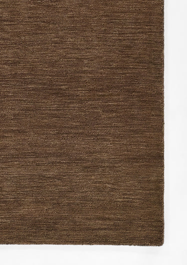 Brown Contemporary area rug 5' X 8' - close-up of pattern and texture