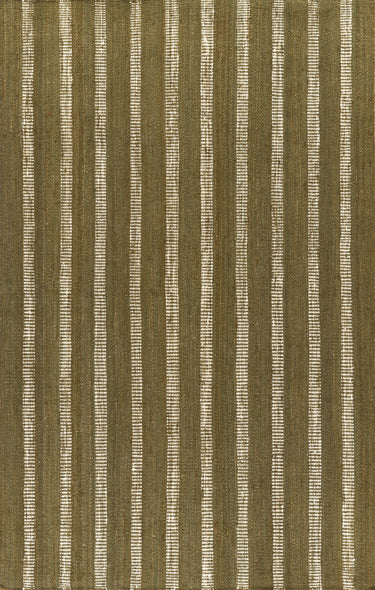 Green Handwoven Area Rug, Jango JAN-1 2' X 3'