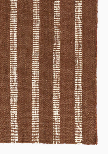 Natural Bohemian area rug 9'9" X 13 - close-up of pattern and texture