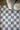 Blue area rug 7'10" X 10 - full product view on white background