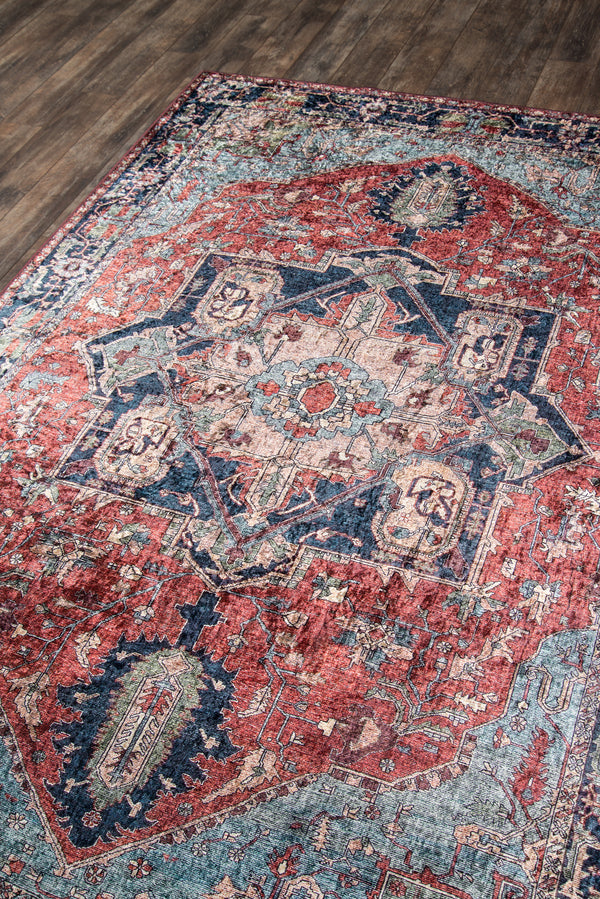 Momeni Multicolor Karachi Rectangle Rug - KAR-3 2' X 3' lifestyle