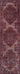 Red area rug 6' X 9' - detail shot showing pile and weave