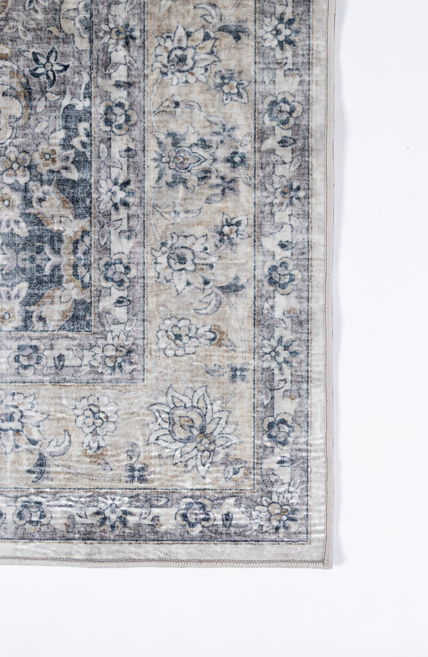 Momeni Grey Karachi Runner Rug - KAR-7 2'3