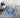 Blue area rug 2'3" X 8 - styled in a dining room