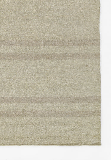 Ivory Southwestern area rug 2'6" X 8 - close-up of pattern and texture