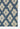 Blue Transitional area rug 2' X 3' - close-up of pattern and texture