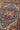 Blue Medallion area rug 5' X 5' - close-up of pattern and texture