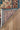 Blue Medallion area rug 5' X 5' - corner detail and border