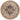 Ivory Medallion area rug 2' X 3' - styled in a dining room