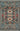 Blue Polypropylene area rug 5' X 7' - styled in a living room