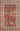 Red area rug 2' X 3' - styled in a living room