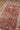Red area rug 7'6" X 9 - close-up of pattern and texture