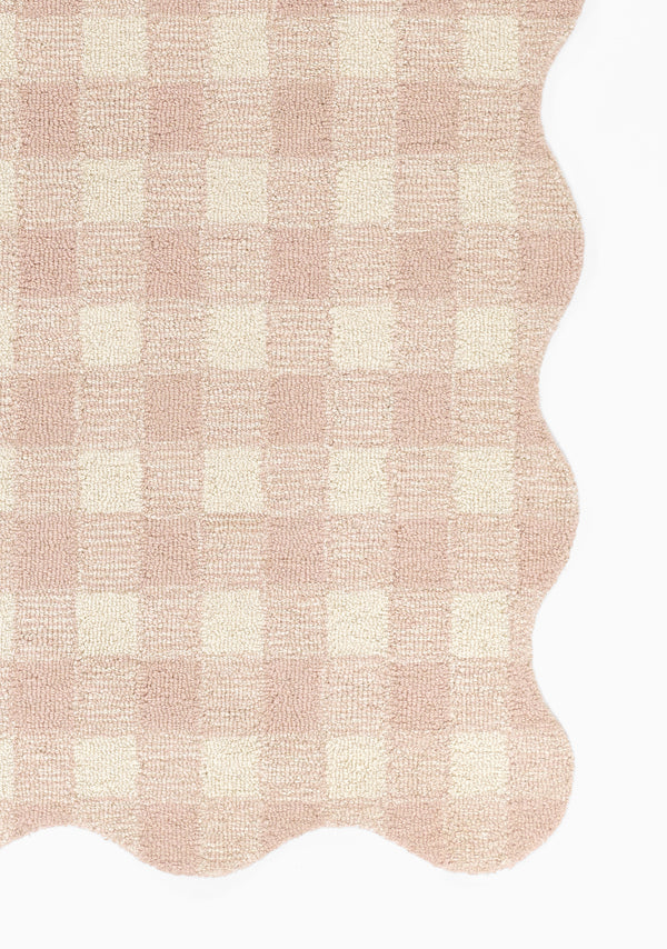 Lily Rectangle Area Rug - Blue Wool, 5' X 7' - LIY-1 lifestyle