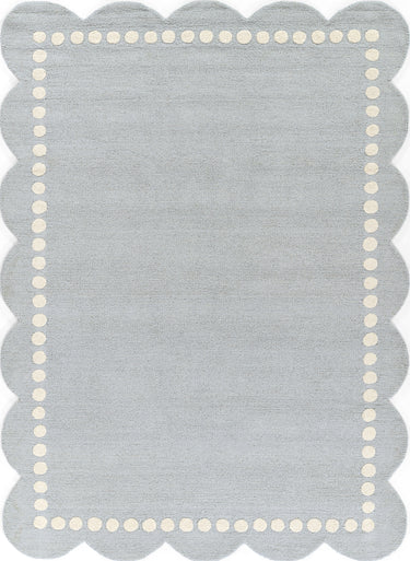 Blue Lily Handwoven Round Area Rug by Momeni, 5' X 5' Round