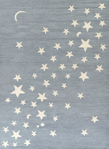 Blue Lily Handwoven Area Rug by Momeni, 5' X 7'6"