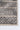 Grey Polypropylene area rug 3'11" X 5 - overhead flat lay view