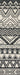 Black Contemporary area rug 8' X 10' - detail shot showing pile and weave