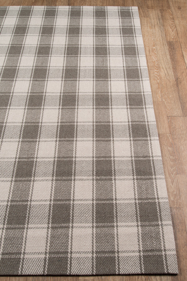 Grey Marlborough Hand Woven Area Rug, 5' X 8' lifestyle