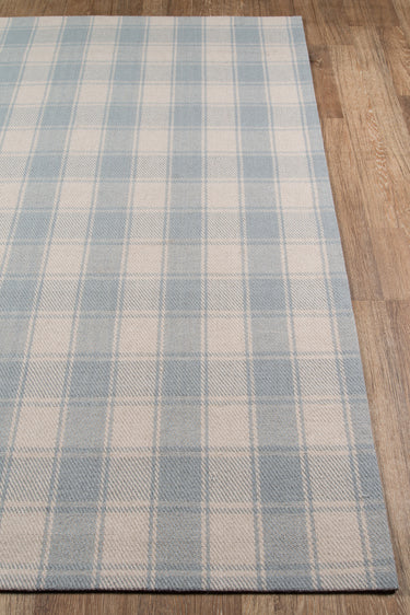 Blue Traditional area rug 3'6" X 5 - close-up of pattern and texture
