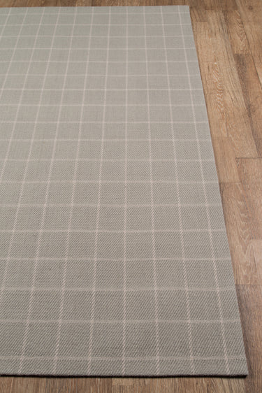 Grey area rug 2 3'6 - close-up of pattern and texture