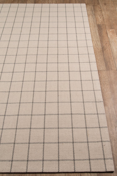 Ivory area rug 2 5' X 8 - close-up of pattern and texture