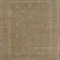 Ivory area rug 8' X 10' - styled in a living room
