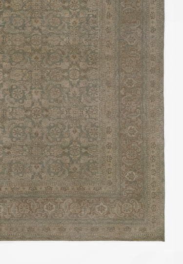 Blue Wool area rug 10' X 14' - close-up of pattern and texture
