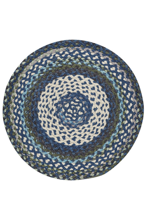 Wanderer Deep Blue Area Rug