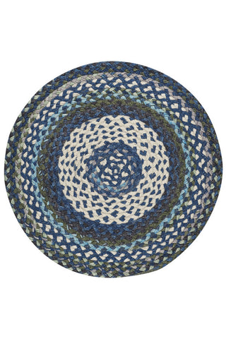 Wanderer Deep Blue Area Rug