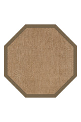 Islamorada-Basketweave Canvas Cocoa Area Rug