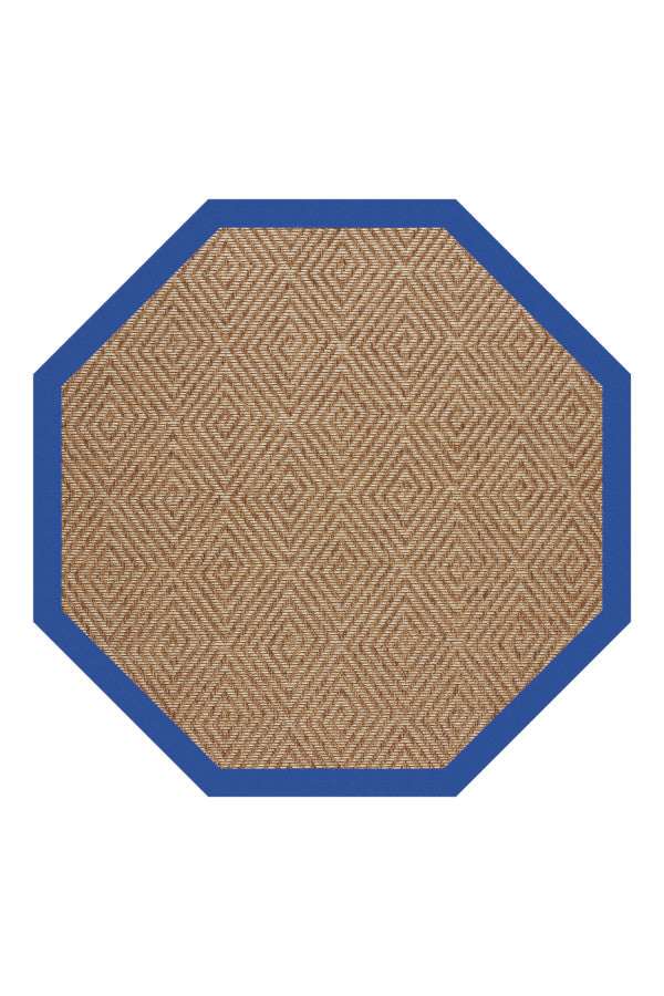 Islamorada-Diamond Canvas Pacific Blue Area Rug