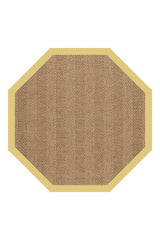 Islamorada-Herringbone Canvas Canary Area Rug