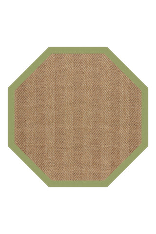Islamorada-Herringbone Canvas Citron Area Rug