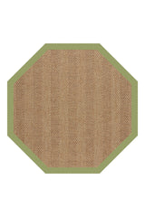Islamorada-Herringbone Canvas Citron Area Rug
