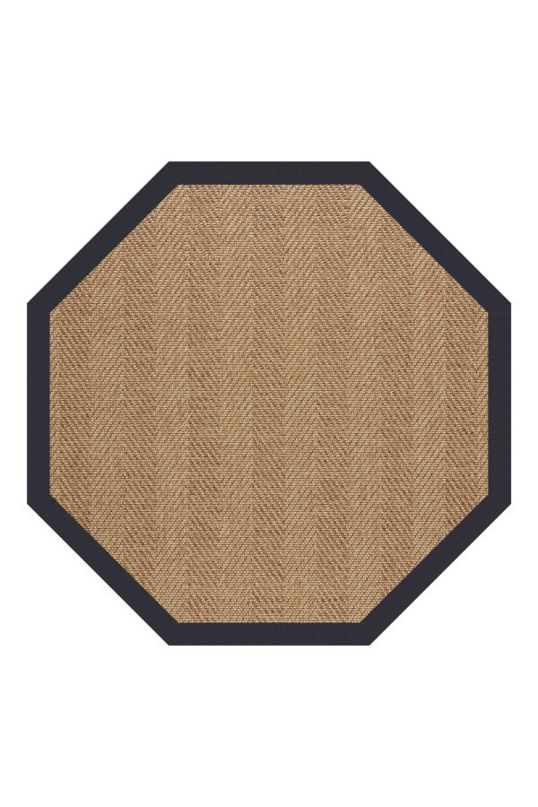 Islamorada-Herringbone Canvas Navy Area Rug