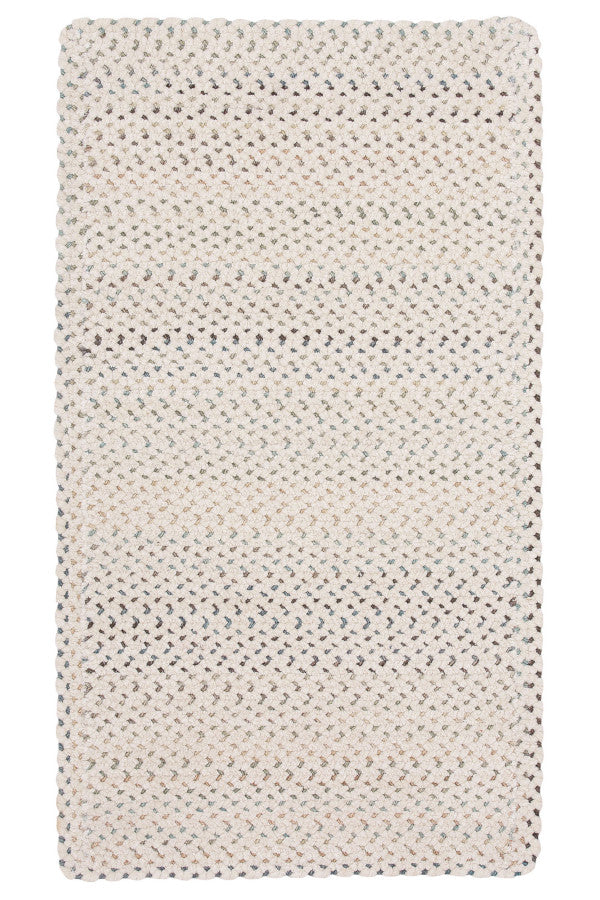Dramatic Static Cyber White Area Rug