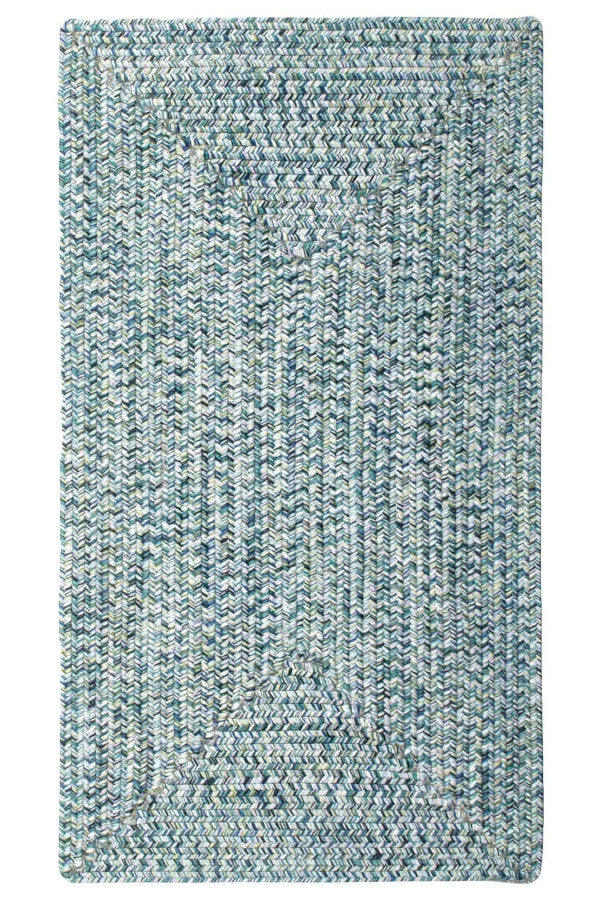 Sea Glass Ocean Blue Area Rug