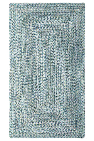 Sea Glass Ocean Blue Area Rug