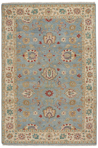 Ashia Azure Ivory Area Rug