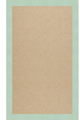 Creative Concepts-Cane Wicker Canvas Spa Blue Area Rug