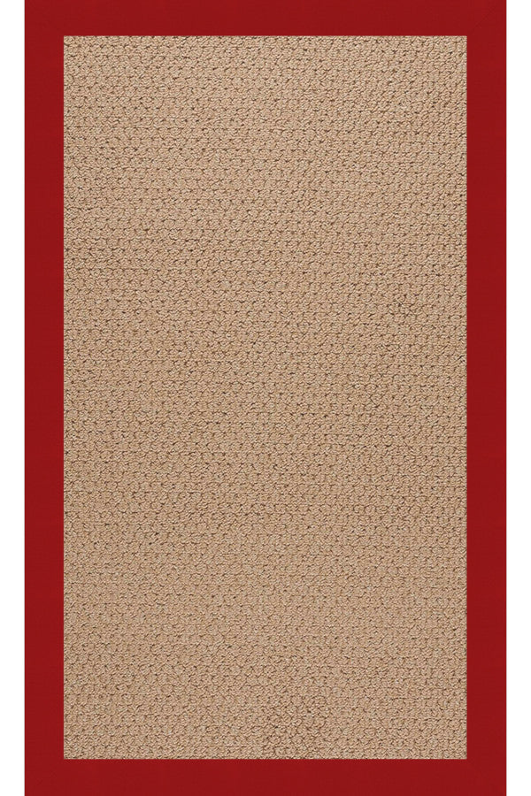 Creative Concepts-Raffia Canvas Jockey Red Area Rug – RugKnots