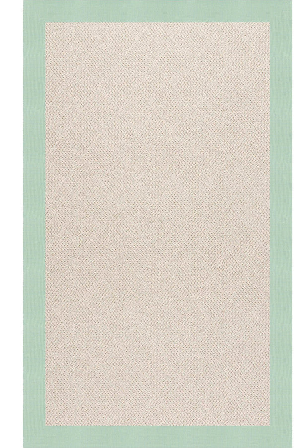 Creative Concepts-White Wicker Canvas Spa Blue Area Rug