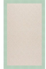 Creative Concepts-White Wicker Canvas Spa Blue Area Rug