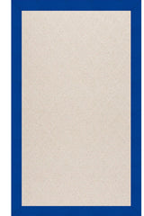 Creative Concepts-White Wicker Canvas Pacific Blue Area Rug