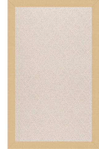 Creative Concepts-White Wicker Canvas Antique Beige Area Rug