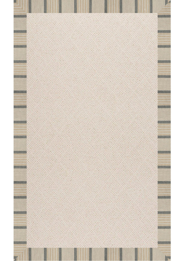 Creative Concepts-White Wicker Cove Pebble Area Rug