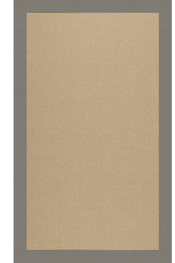 Creative Concepts-Sisal Canvas Charcoal Area Rug
