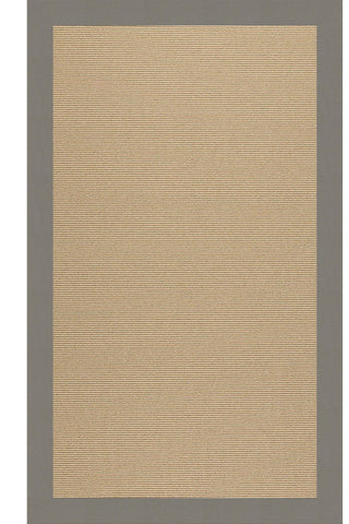 Creative Concepts-Sisal Canvas Charcoal Area Rug