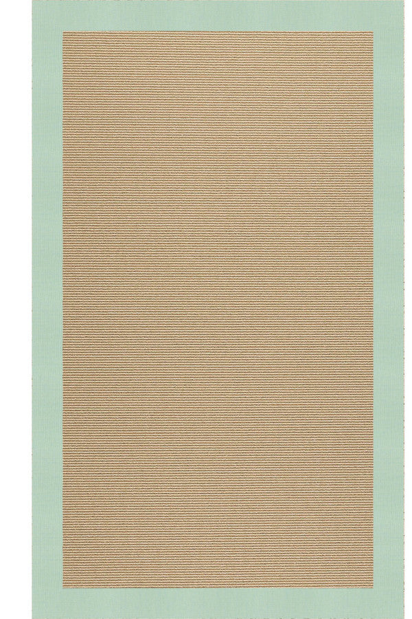 Creative Concepts-Sisal Canvas Spa Blue Area Rug